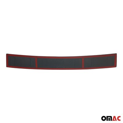 2015-2024 Jeep Renegade Rear Bumper Sill Cover Protector Guard Carbon Fiber
