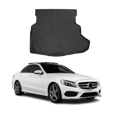 2015-2018 Mercedes C Class W205 Sedan Cargo Liner Trunk Mat All Weather Black
