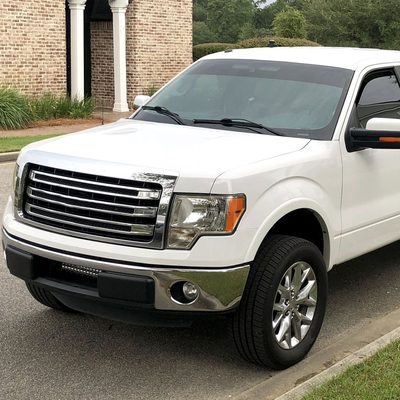 2009-2014 Ford F-150 Factory Style Headlights Chrome Housing/Clear Lens