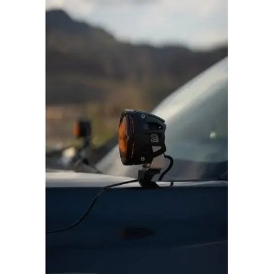 Faros Redondo Rigid 360 Series 4" Spot Con Amber PRO Lens (Par)