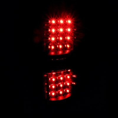 2009-2014 Ford F-150 LED Tail Lights - OZ Matte Black Housing/Clear Lens