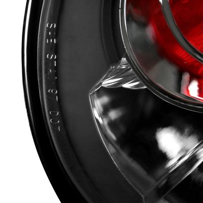 1998-2005 VW Beetle Tail Lights Matte Black Housing/Clear Lens