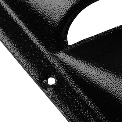 2015-2024 Ford Mustang Glossy Black Textured ABS Vintange Rear Window Louver