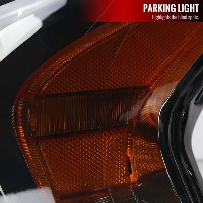 2013-2015 Nissan Altima Sedan Projector Headlights Chrome Housing/Smoke Lens