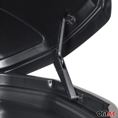 MENABO Roof Box Rooftop Cargo Carrier 11 Cubic Storage Box Black Universal