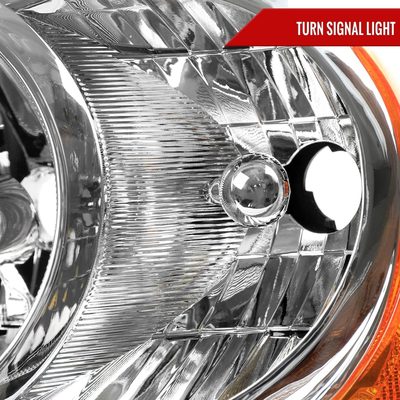 2004-2006 Dodge Durango Factory Style Headlights Chrome Housing/Clear Lens