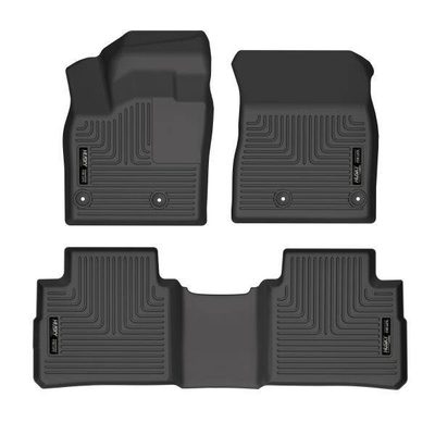 Tapetes Husky Weatherbeater 1ra y 2da Fila color Negro para X-trail 22 - 25