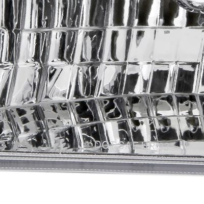 1993-1998 Jeep Grand Cherokee Factory Style Headlights Chrome/Clear Lens