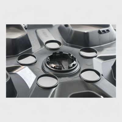 2018-2023 Jeep Wrangler JL Wheel Cover Hubcaps Set Gloss Black 10Pcs ABS Plastic
