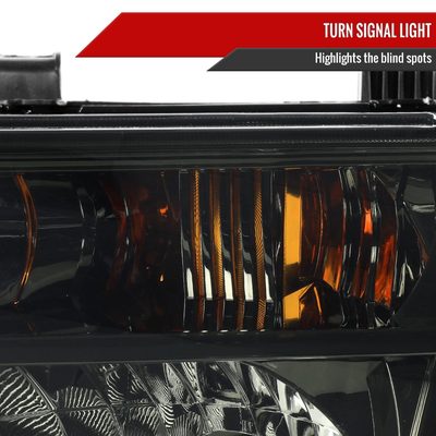 2005-2008 Nissan Frontier/2005-2006 Pathfinder Factory Headlights Chrome/Smoke