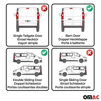 2006-2018 Mercedes Sprinter W906 MWB Window Curtain Double Sliding Beige