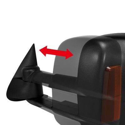 2003-2007 Chevy Silverado/Suburban/Tahoe Heated Towing Mirrors Smoke &Signal