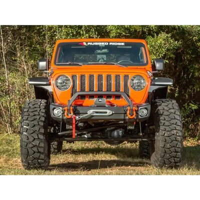 Defensa Delantera Stubby Arcus con Eurotubo para Wrangler JL / Gladiator