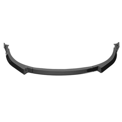 2018-2021 Kia Stinger Glossy Black 3Pcs Front Bumper Lip Splitter Kit