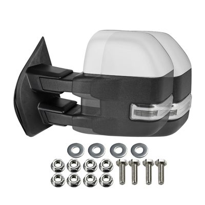 2015-2020 Ford F-150 Heated Chrome Towing Mirrors Sequential &Auxiliary Lights