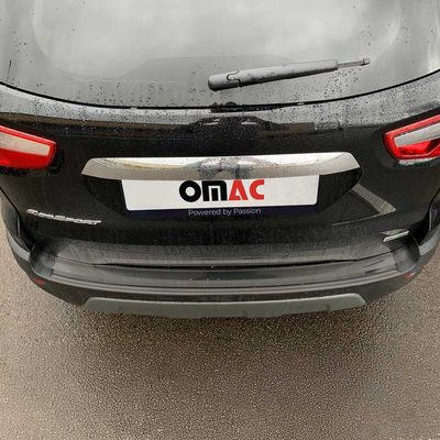 2018-2022 Ford EcoSport Rear Bumper Guard Stainless Steel Dark