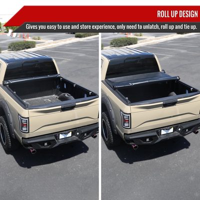 2009-2018 Dodge RAM 1500/2019-2022 RAM 1500 Classic 5.6FT Roll Up Tonneau Cover