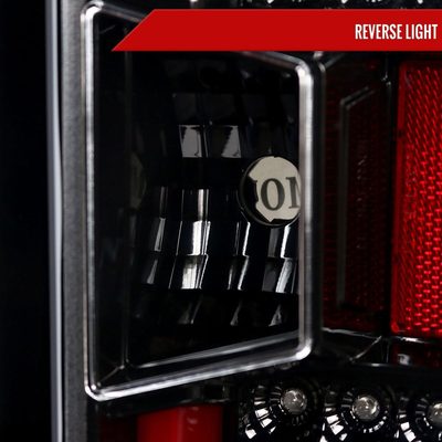 2014-2018 Chevy Silverado 1500 2500HD /Sierra 3500HD LED Tail Lights Jet Black