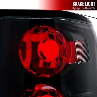 2004-2015 Nissan Titan Tail Lights Matte Black Housing/Clear Lens