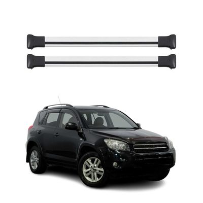 2006-2012 Toyota RAV4 Roof Rack Cross Bars Silver