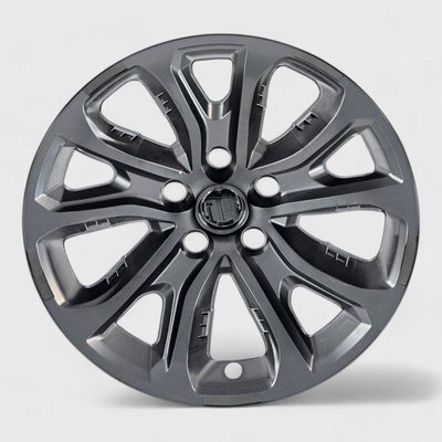 2018-2021 Chevrolet Equinox Wheel Cover Hubcaps Set Gloss Black 8Pcs ABS Plastic