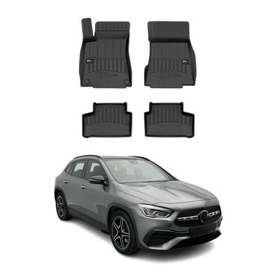 2020-2026 Mercedes GLA Class H257 Premium Floor Mats Liners Full Set All Weather Heavy Duty Black