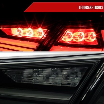 2018-2022 Toyota Camry LED Tail Lights Signal Lamps Matt Black/Smoke