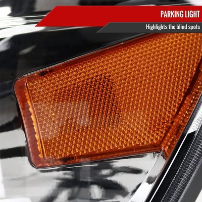 2005-2011 Toyota Tacoma LED Bar Projector Headlights Turn Signal Lights Chrome