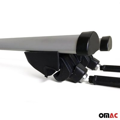 2024-2026 BMW X2 U10 Roof Rack Cross Bars Luggage 220 Lbs Gray 2 Pcs
