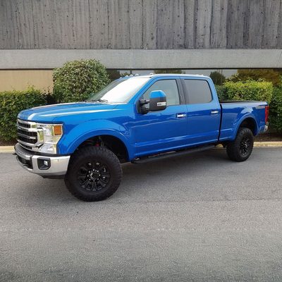 2017-2022 Ford F-250/350/450/550 Door Handle Cover Chrome 6Pcs ABS Plastic