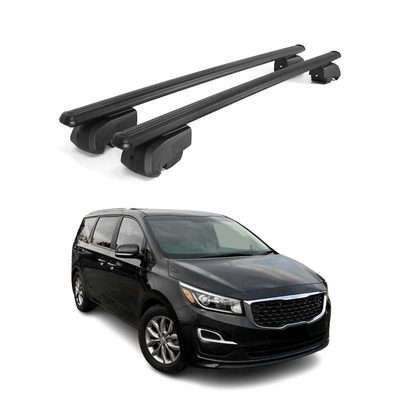 2014-2018 Kia Sedona Roof Rack Cross Bars Black