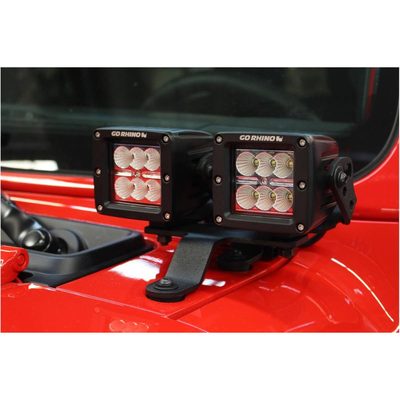 Montaje delantero para 2 luces de 3" para Wrangler JL / Gladiator 18-25
