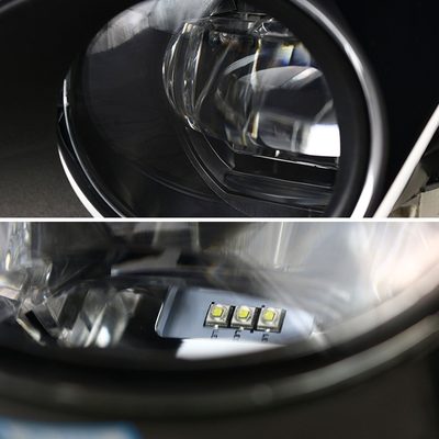 2012-2014 Toyota Camry SMD LED Fog Lights Switch & Chrome Bezels