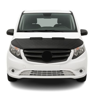 2016-2024 Mercedes Metris Car Bonnet Mask Hood Bra Diamond Half Black