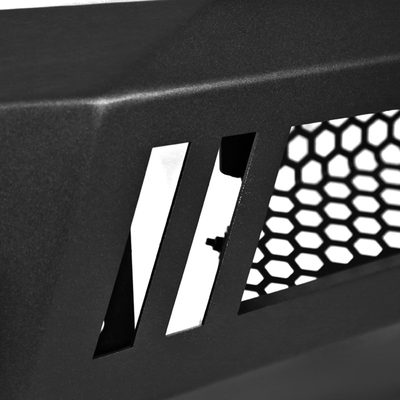 2017-2021 Ford F-250/F-350 Black Heavy Duty Steel Front Bumper LED Light Ports