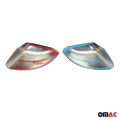 2014-2019 Ford Transit Connect Pre-FL Side Mirror Cover Caps Chrome Silver 2 Pcs