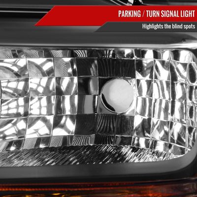 2008-2010 Ford F-250/F-350/F450 Super Duty Factory Headlights Amber Reflectors