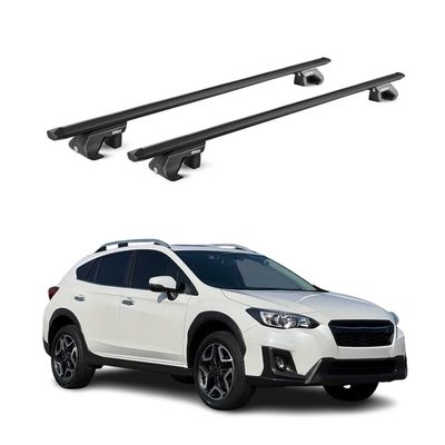 2018-2023 Subaru Crosstrek Roof Rack Cross Bars Black