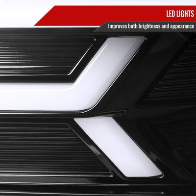 2014-2015 Chevy Camaro LED Projector Headlights Turn Signal Lights Black