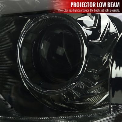 2013-2015 Nissan Altima Sedan Projector Headlights Chrome Housing/Smoke Lens