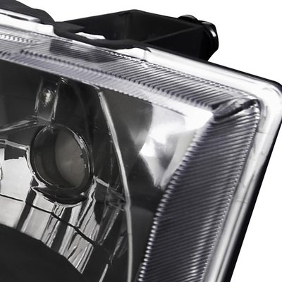 1999-2004 Ford F-250/350/450/550/Excursion Factory Headlights Matt Black