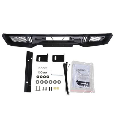 2015-2017 Ford F-150 Black Heavy Duty Steel Front Bumper & LED Light Ports