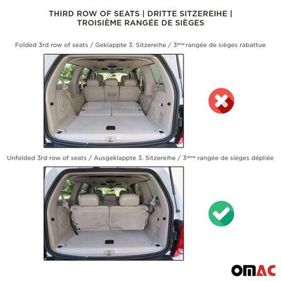 2021-2023 Hyundai Santa Fe Cargo Liner Trunk Mat All Weather Black