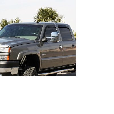 2003-2007 Chevy Silverado Heated Chrome Towing Mirrors Smoke &Turn Signal