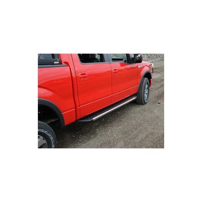 Dee Zee NXt Truck Running Boards - Black Board w/ Chrome Trim DZ16322&DEZ-DZ16337