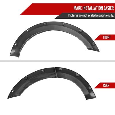 2021-2024 Ford Bronco Sport Pocket Rivet Style Fender Flares Protector