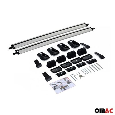 2014-2018 Mazda 3 HB Sedan Roof Rack Cross Bars Silver