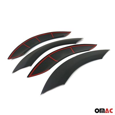 2019-2026 Mercedes Sprinter W907 910 Fender Flares Wheel Protector Black 4x