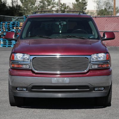 1999-2006 GMC Sierra/Yukon/Yukon XL Headlights&Bumper Lights Amber & Chrome