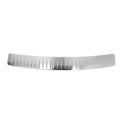 2012-2014 VW Passat B7 Wagon Rear Bumper Guard Stainless Steel Brushed